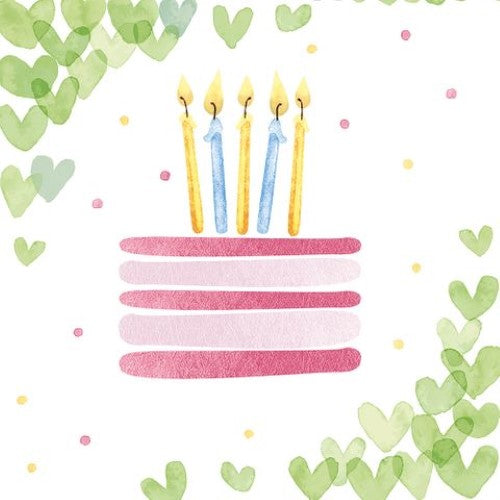 Luncheon Napkin - Hearts