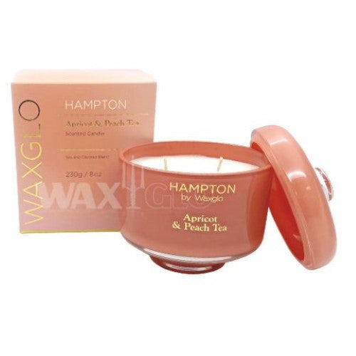Waxglo Hampton - 230g Coco Soy Wax Jar Candle -Apricot &