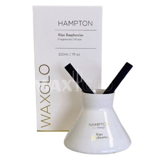 Waxglo Hampton - 200ml Reed Diffuser -Ripe Raspberries