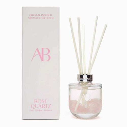 Aromabotanicals - 200ml Diffuser With Crystals -Rose Quart