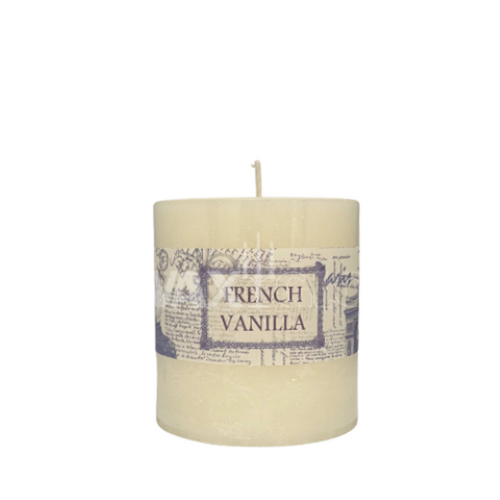 70x75mm -FRENCH VANILLA CYLINDER