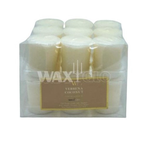 Waxglo Scented Candle - 50mm SCENTED VOTIVE CANDLE (18pk) -VERBE