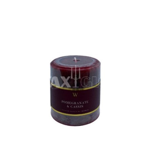 Waxglo Scented Candle - 70x75mm W-SCENTED RANGE CYLINDER -POMEGR
