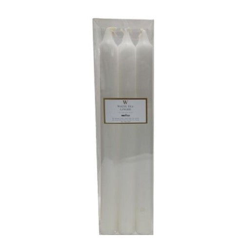 Waxglo Scented Candle - 250mm W-SCENTED TAPER -WHITE TEA GINGER