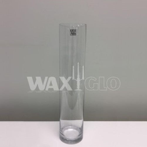 Waxglo- 100x500mm GLASS CYLINDER -CLEAR