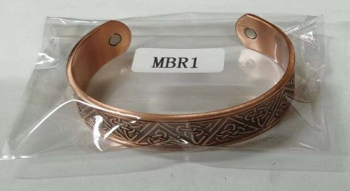Magnetic Copper Bracelet - Celtic Triquetra