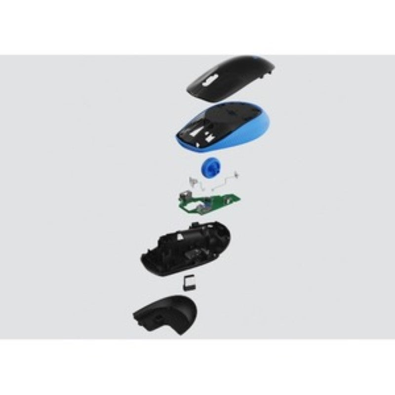 Logitech M190 Full-Size Wireless Mouse - Full-size Mouse - Optical - Wireless -