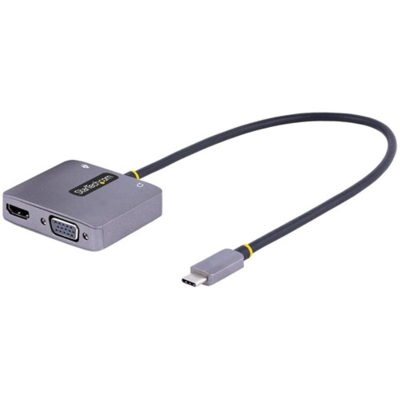 Mini-phone USB-C VGA HDMi Audio Video Adapter - 1 Pack - 1 x 24-Pin USB Type C