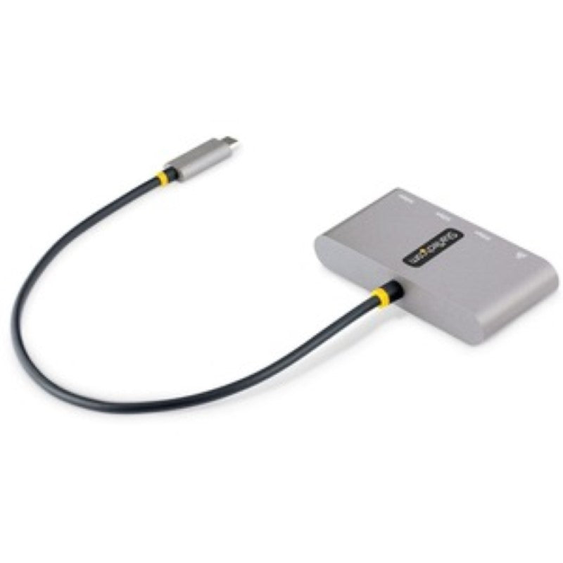 USB/Ethernet Combo Hub - USB 3.2 (Gen 1) Type C - Portable - 3 USB Port(s) - 1