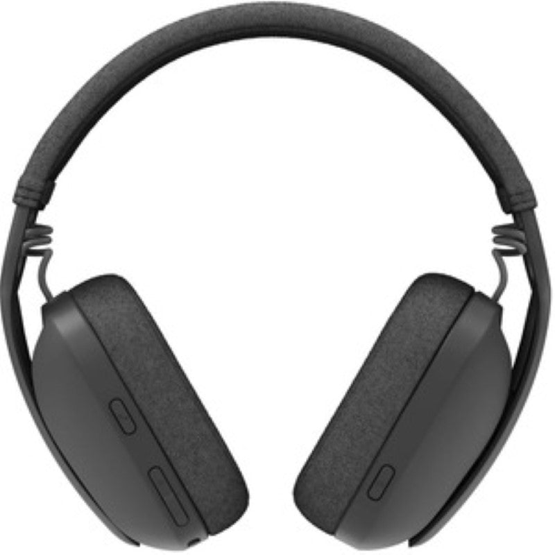 Logitech Zone Vibe Wireless Headset, over-ear design, Bluetooth, USB-C, noise-canceling mic, for seamless hybrid work.