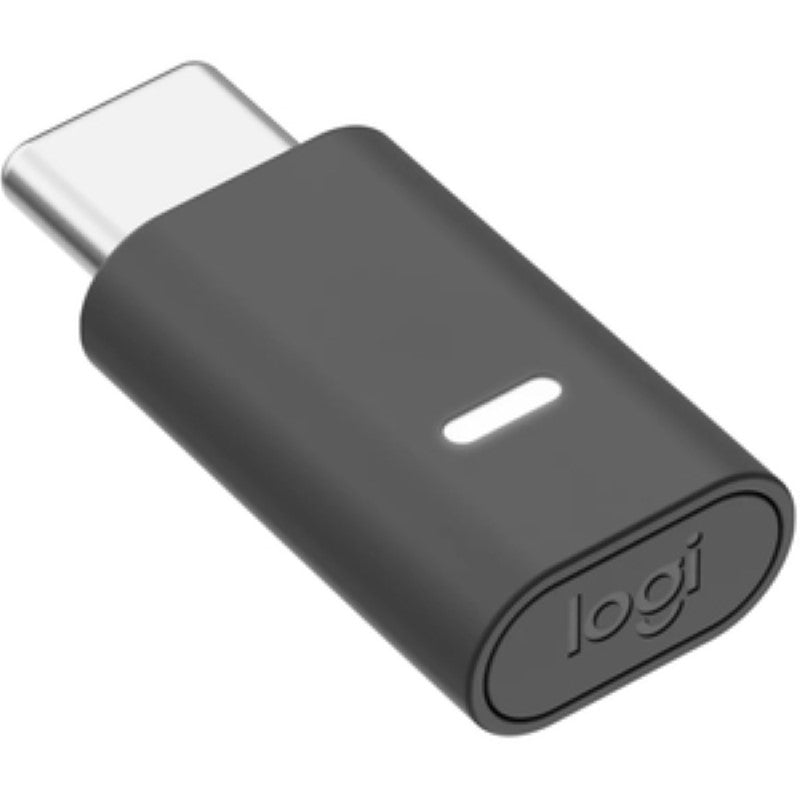 Logitech Zone Vibe Wireless Headset in graphite, featuring noise-canceling mic and immersive audio for hybrid work.