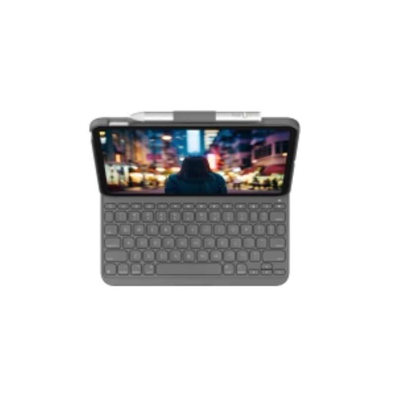 Logitech SLIM FOLIO Keyboard/Cover Case (Folio) for 27.7 cm (10.9") Apple, Logit