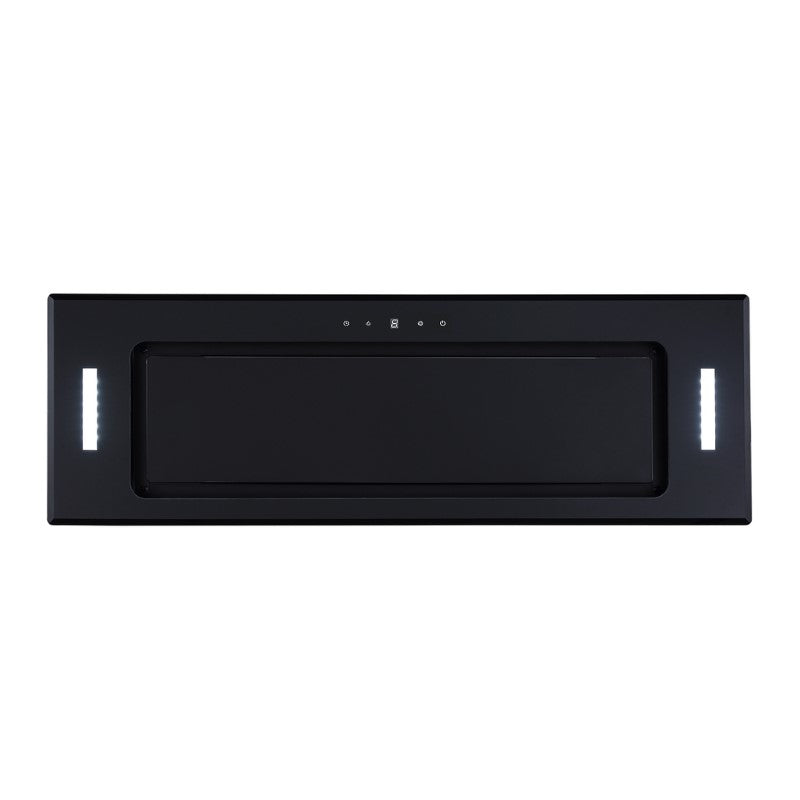 Parmco - Rangehood - 900mm Integrated Turbo Pak Plus (Black Glass)