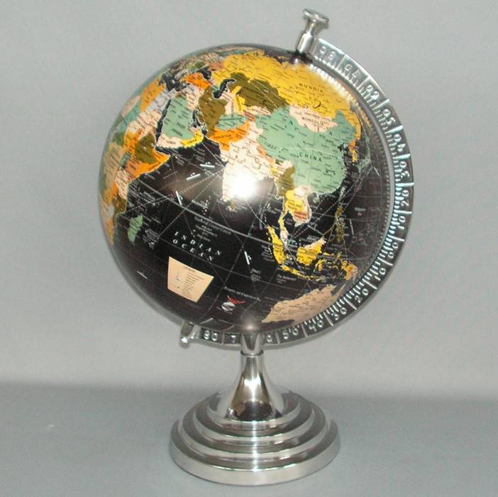 World Globe Rotating On Stand - 50cm