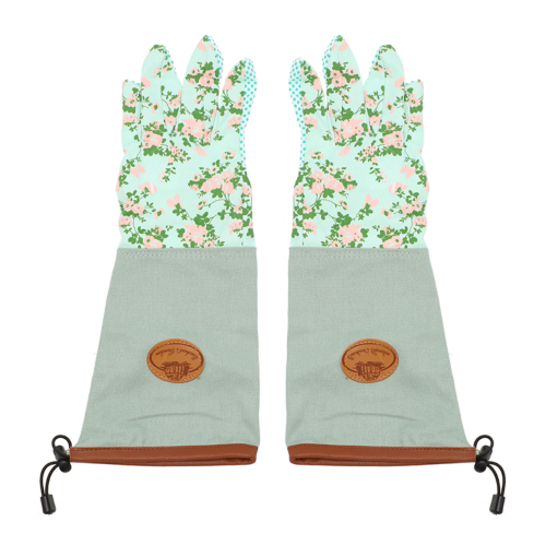 Garden Gloves - Rose Print Long (2 Pairs)