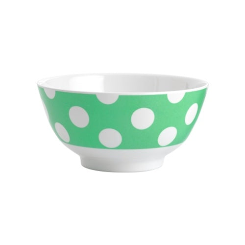 Bowl - Jab (White Dots on Lime)
