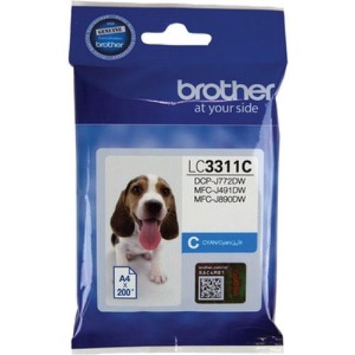 Brother LC3311C Original Ink Cartridge - Cyan - Inkjet - 200 Pages