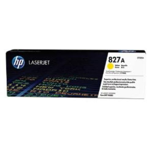 HP 827A Original Toner Cartridge - Yellow - Laser - Standard Yield -32000 Pages