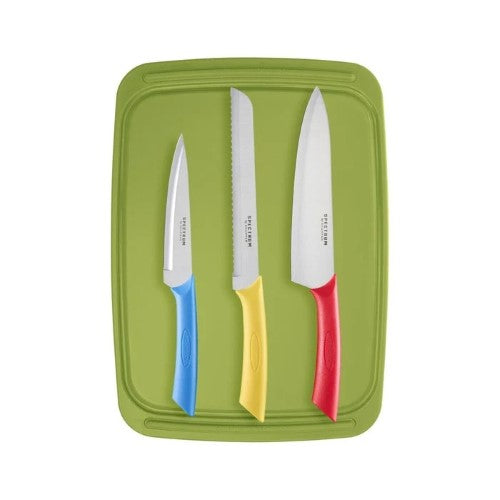 Knife and Cutting Board Set Coloured Scanpan Spectrum 4 Piece