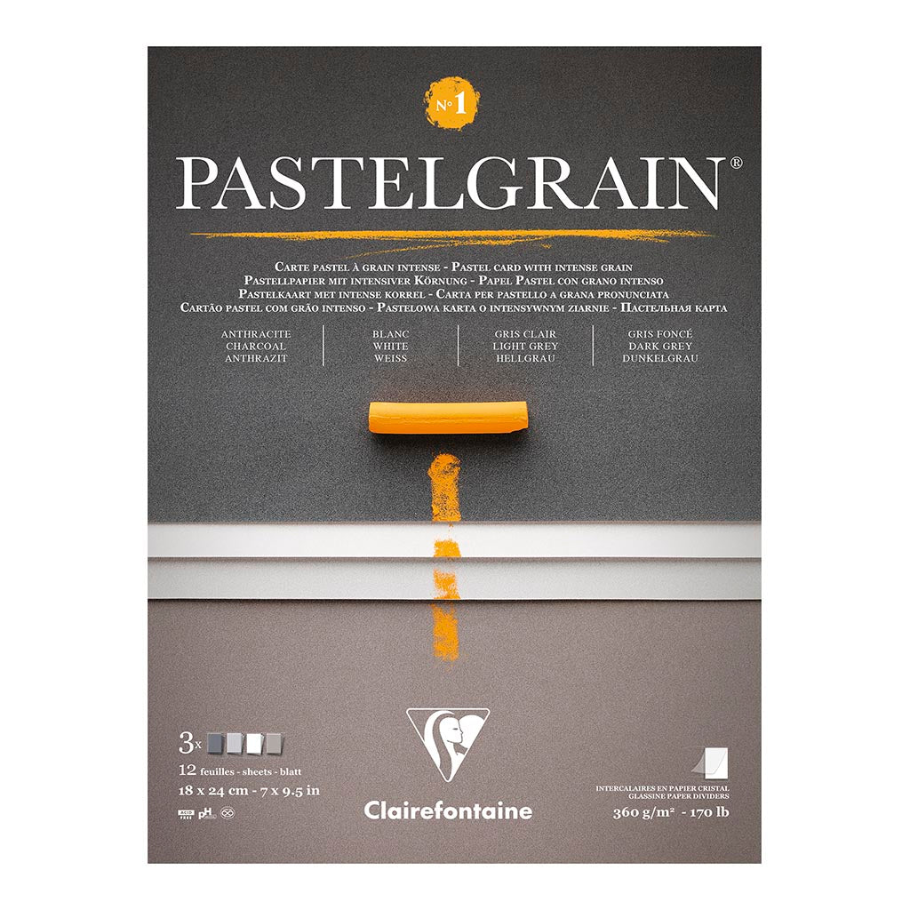 PastelGrain Pad No.1 18x24cm 12sh