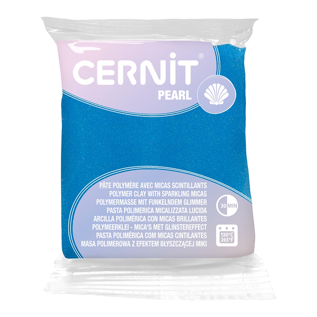Cernit Polymer Clay Pearl 56g Blue