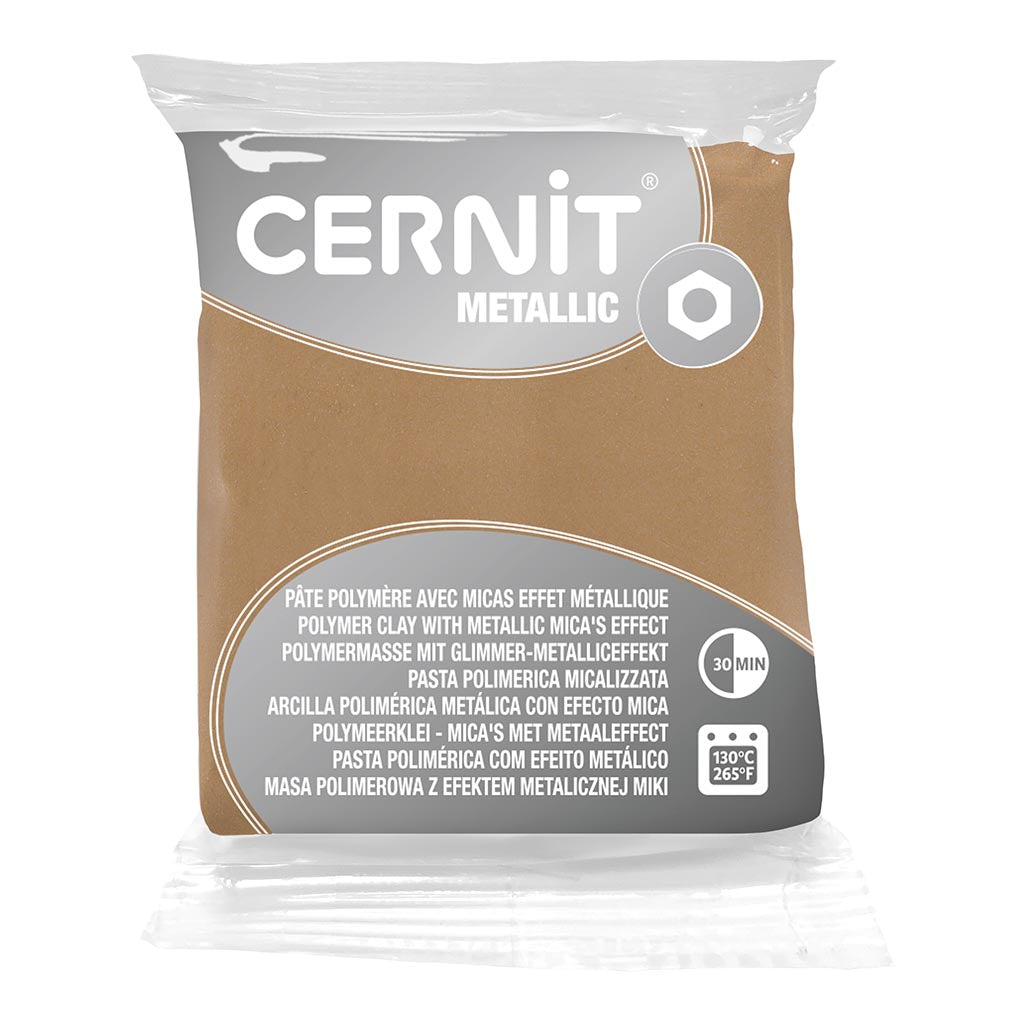 Cernit Polymer Clay Metallic 56g Champagne