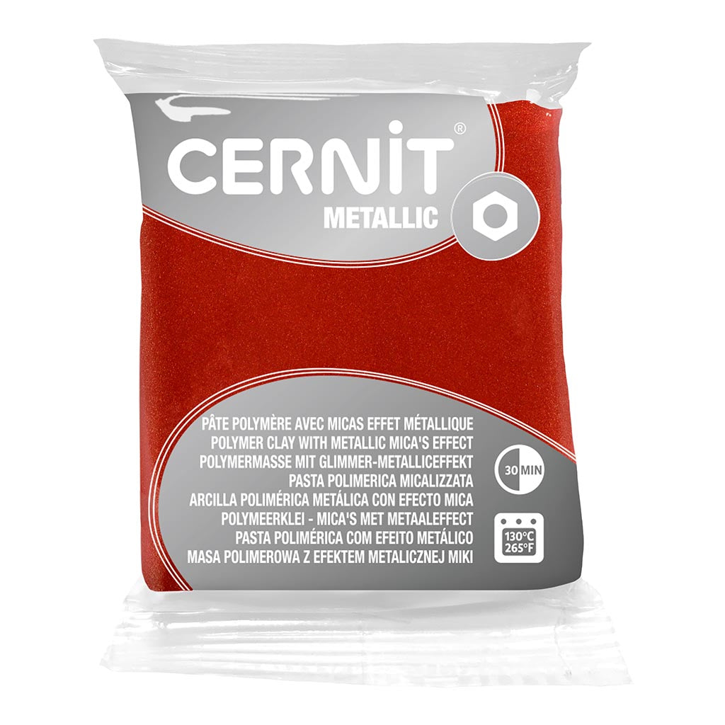 Cernit Polymer Clay Metallic 56g Copper
