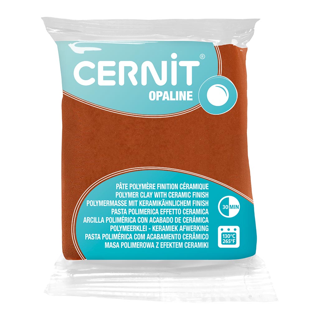 Cernit Polymer Clay Opaline 56g Caramel