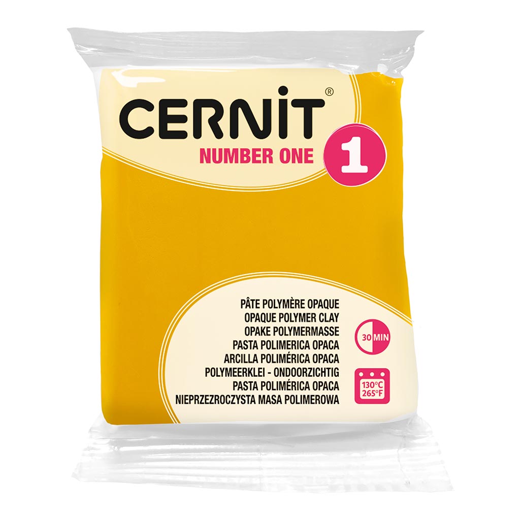 Cernit Polymer Clay No1 56g Yellow