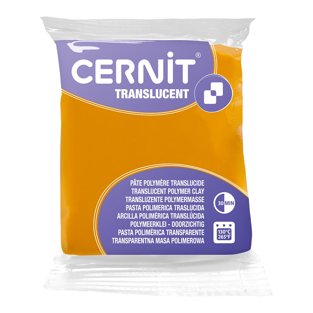 Cernit Polymer Clay Translucent 56g Amber