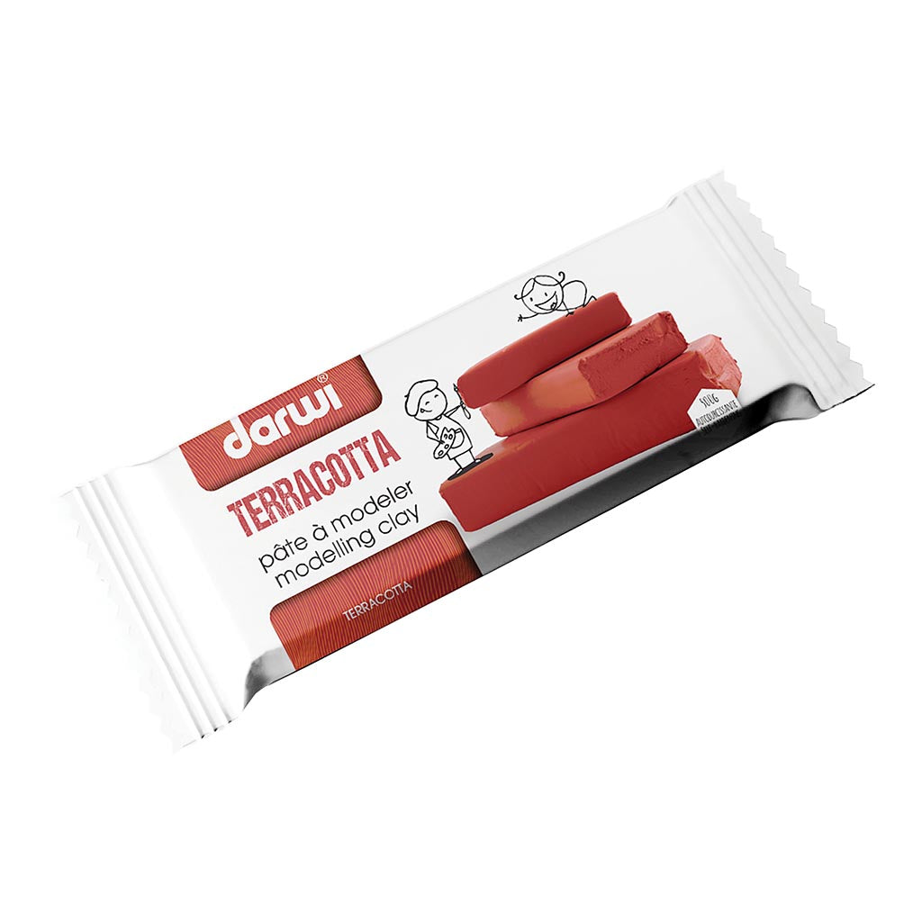 Darwi Modelling Clay 500g Terracotta