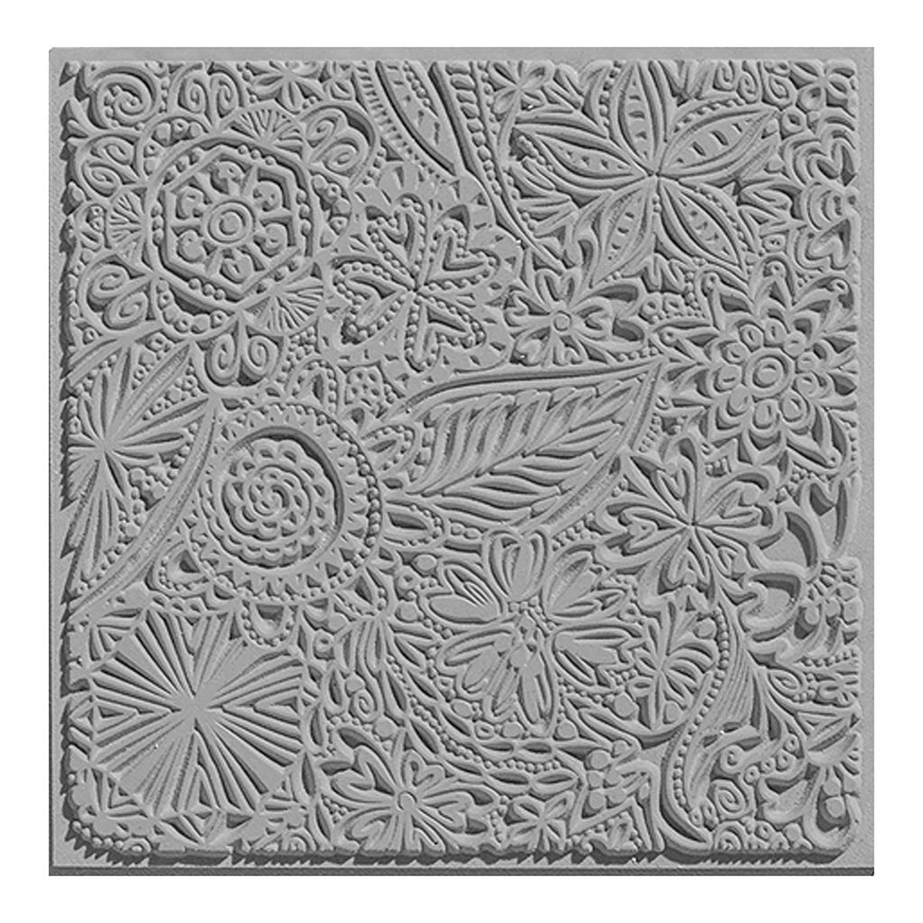 Cernit Texture Plate 9cm Flowers