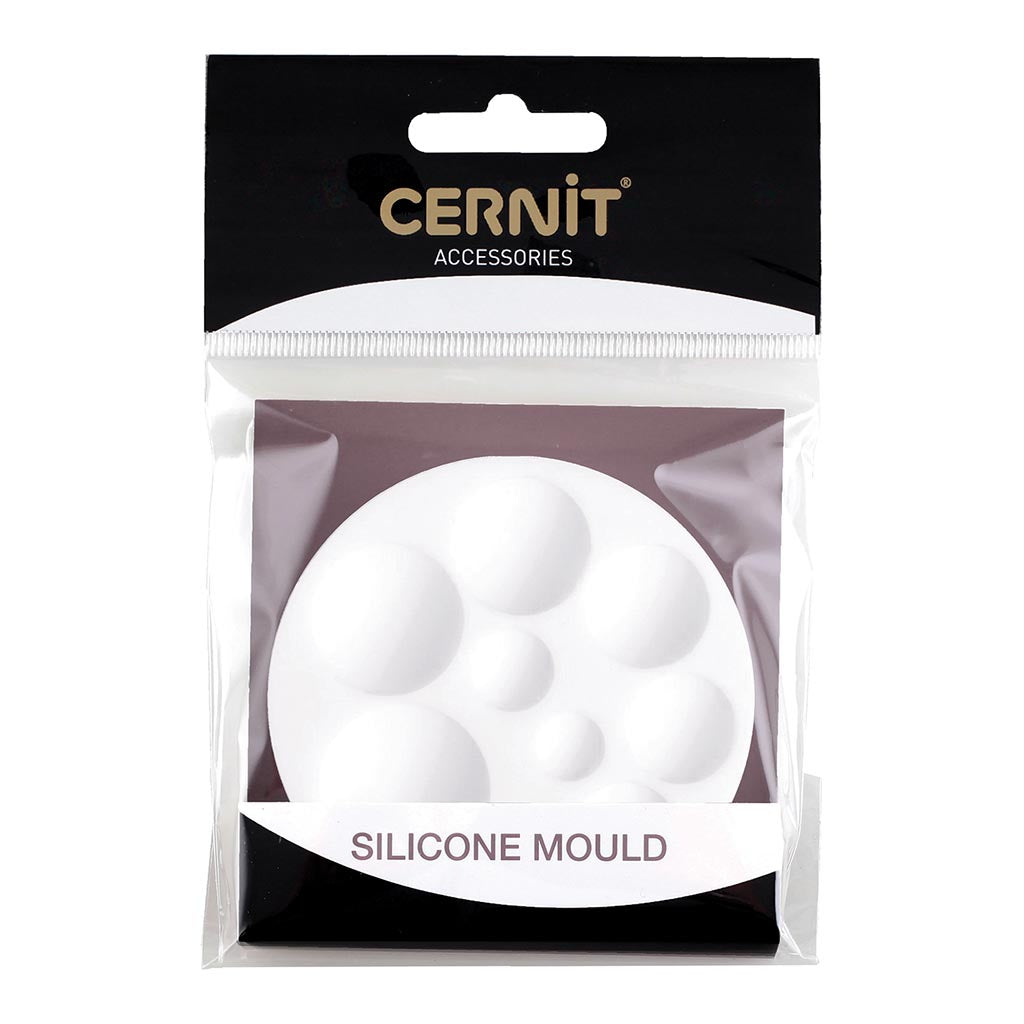 Cernit Silicone Mould 7cm Round Cabochons