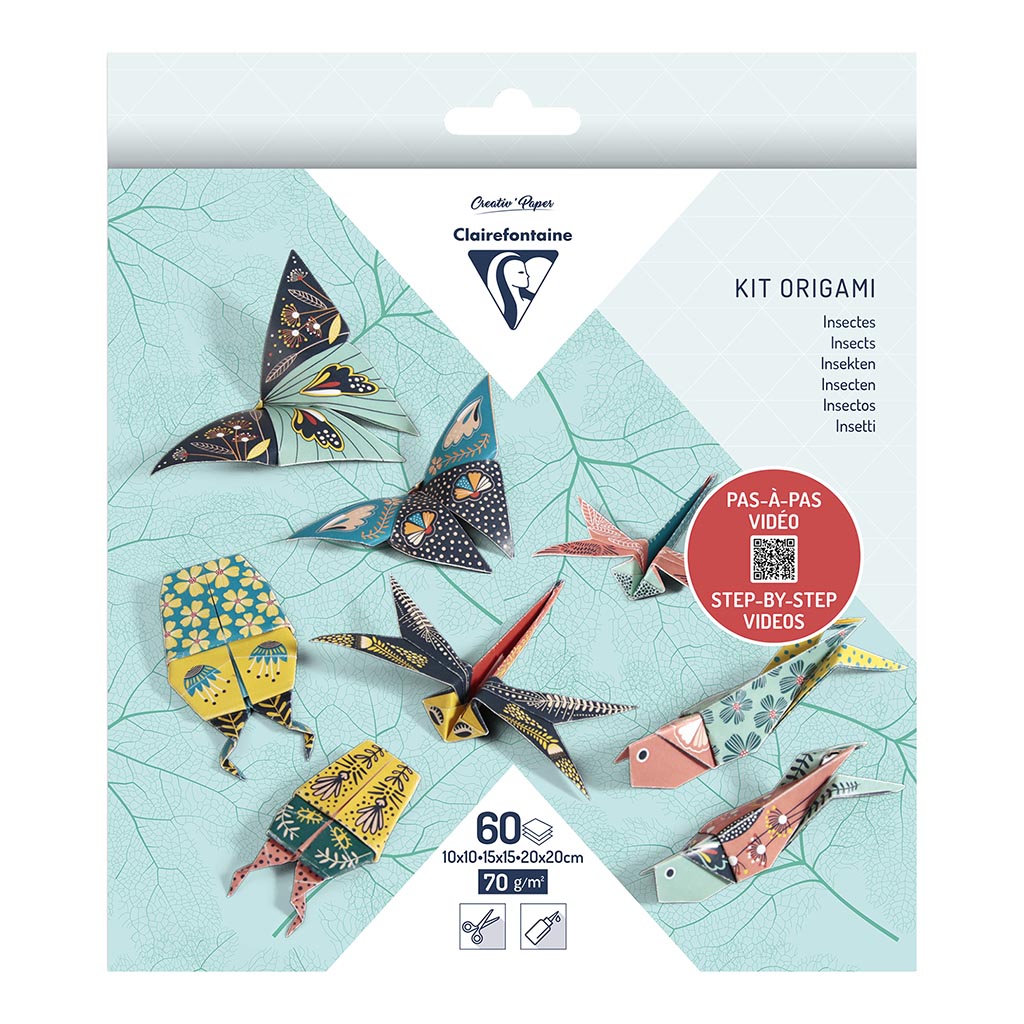 Clairefontaine Origami Kit Insects 60sh