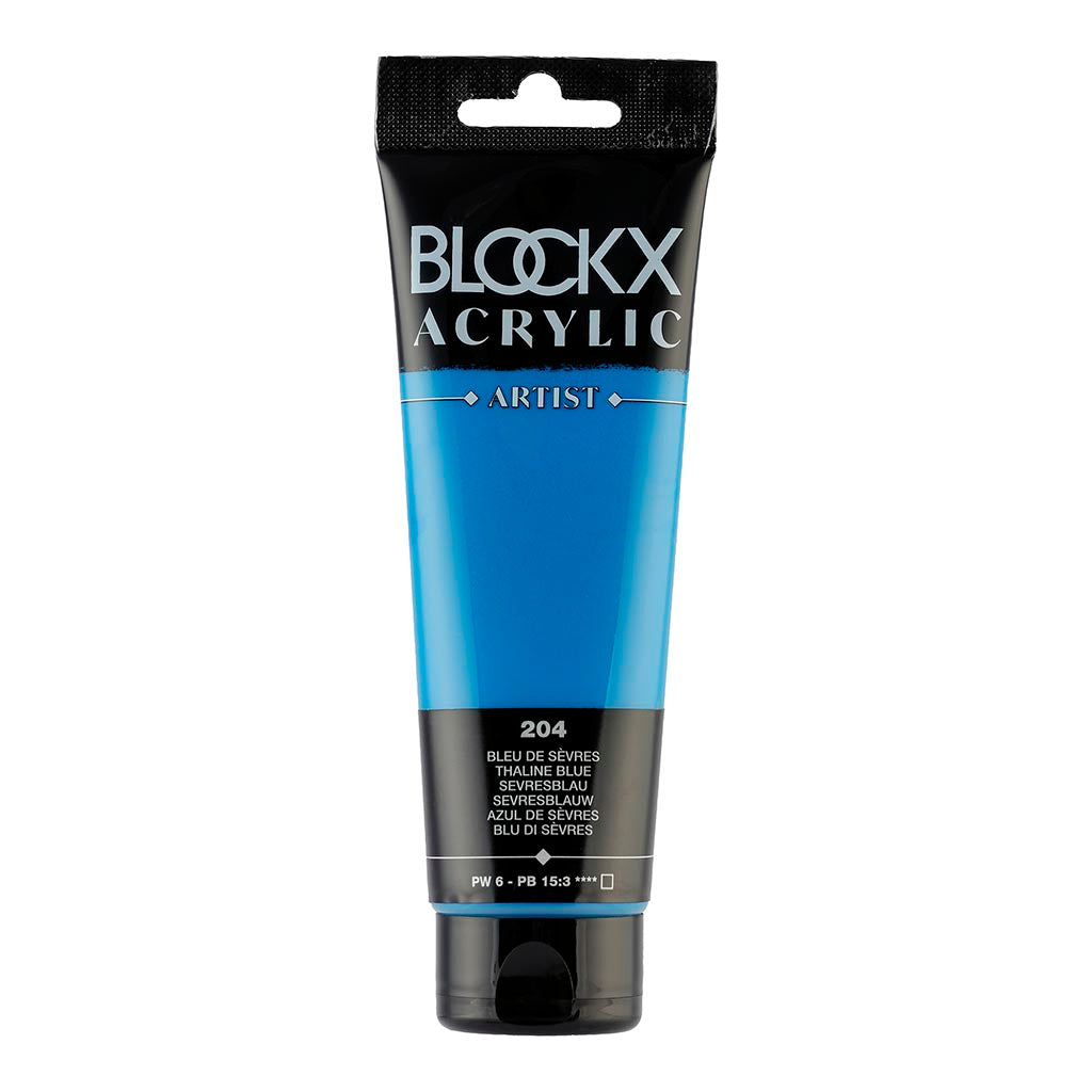 BLOCKX Acrylic Tube Thaline Blue 120ml