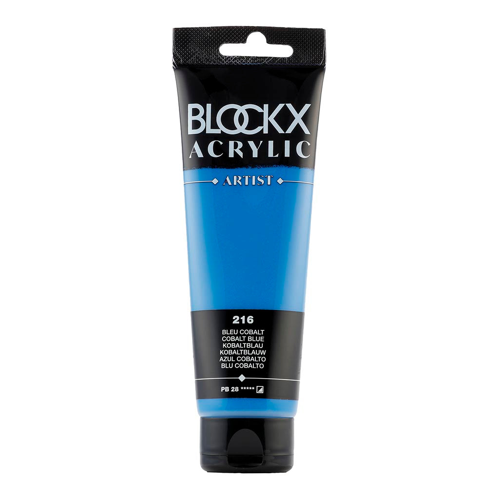 BLOCKX Acrylic Tube Cobalt Blue 120ml