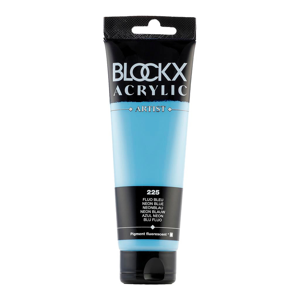BLOCKX Acrylic Tube Fluro Blue 120ml