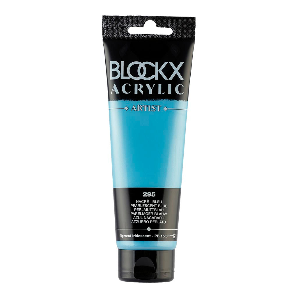 BLOCKX Acrylic Tube Pearlescent Blue 120ml