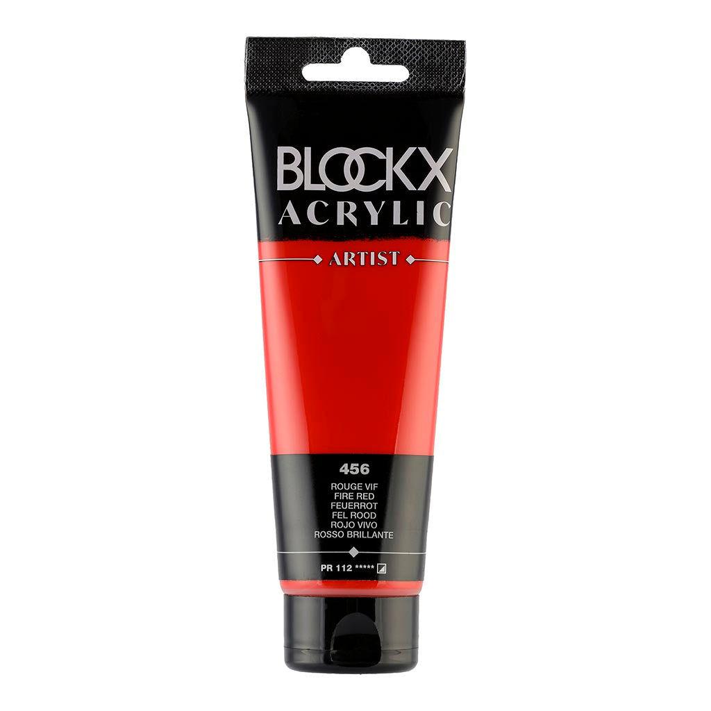 BLOCKX Acrylic Tube Bright Red 120ml