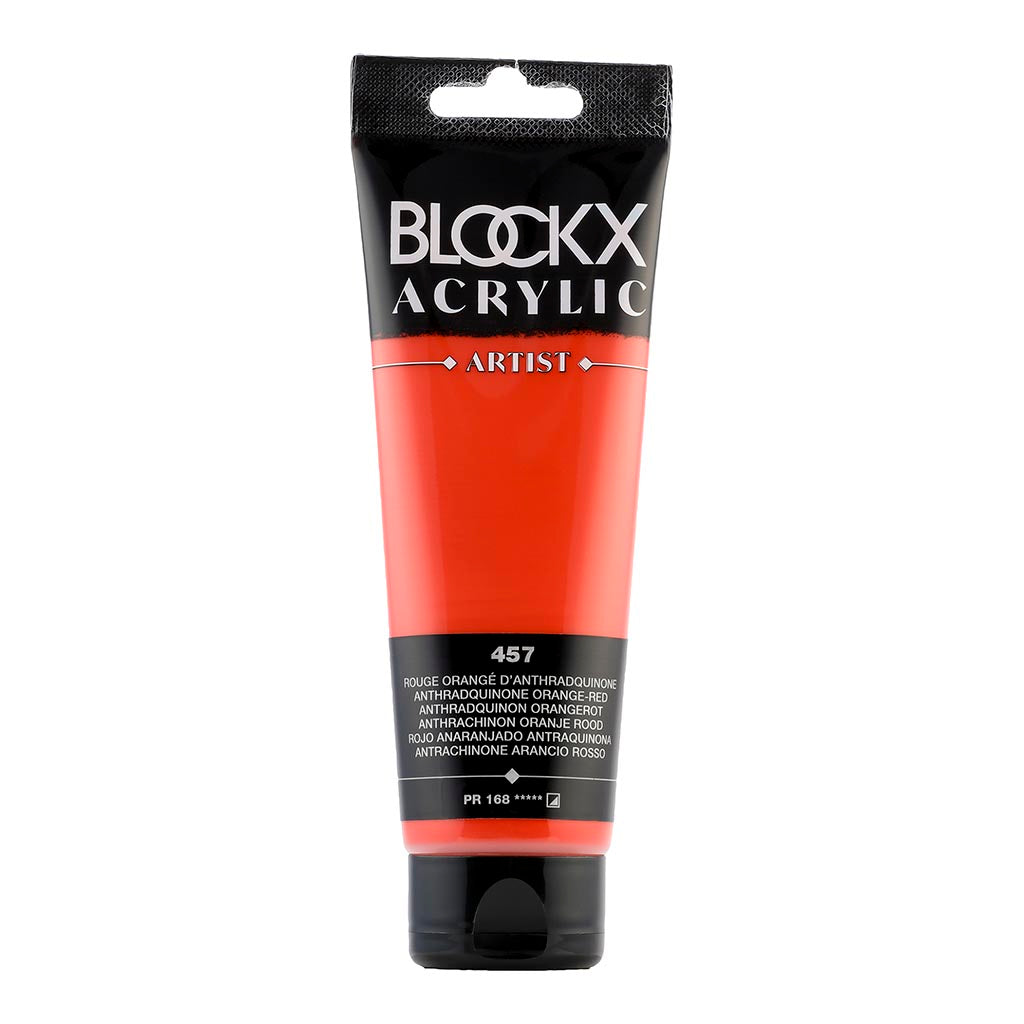 BLOCKX Acrylic Tube Anthradquin Orange 120ml