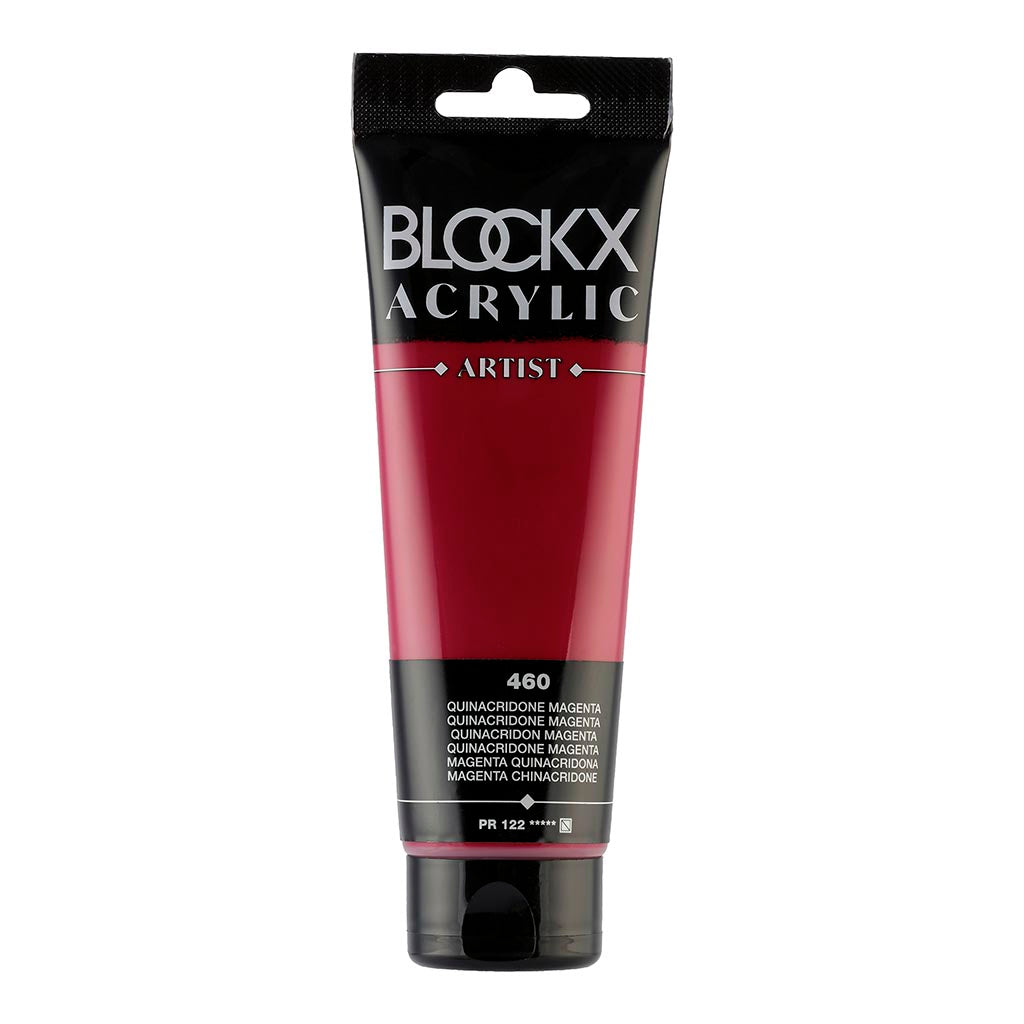 BLOCKX Acrylic Tube Quinacridone Magenta 120ml