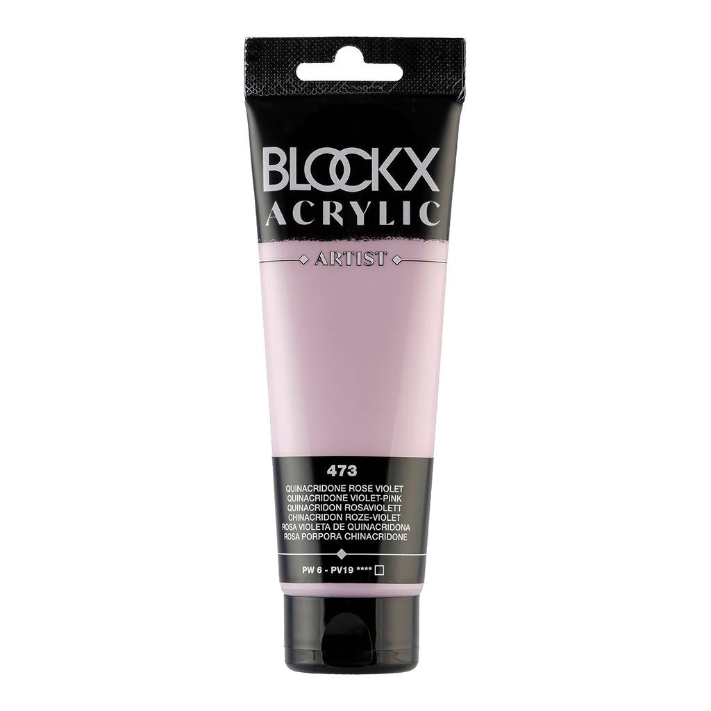 BLOCKX Acrylic Tube Quinacridone Pink Violet 120ml