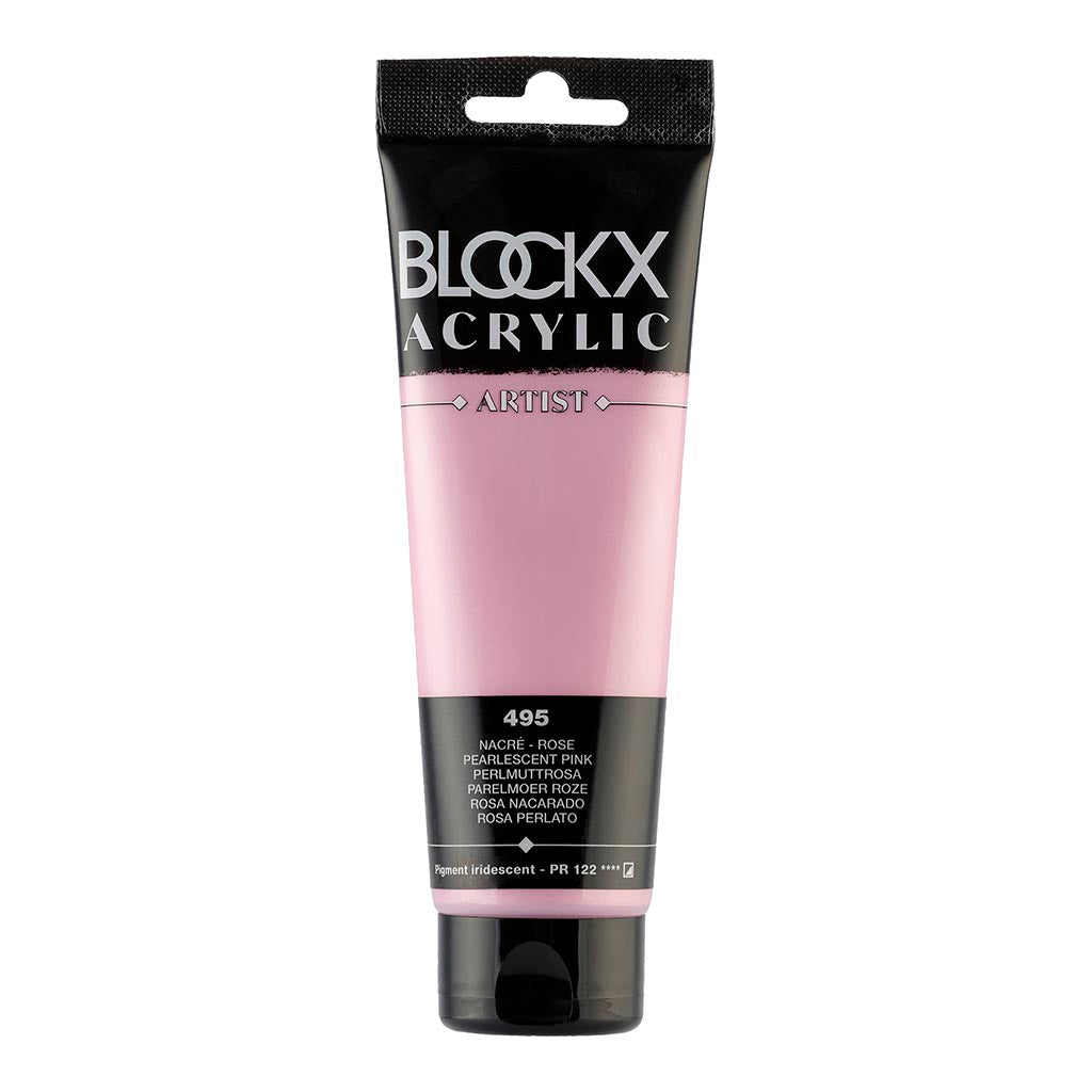 BLOCKX Acrylic Tube Pearlescent Pink 120ml