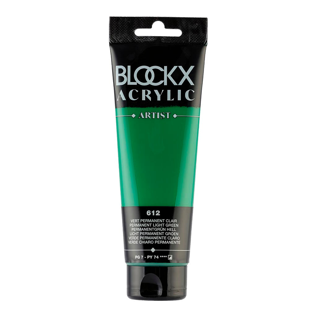 BLOCKX Acrylic Tube Permanent Light Green120ml