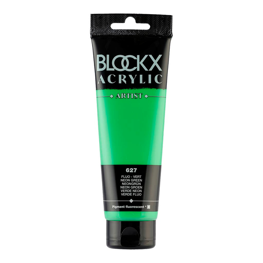 BLOCKX Acrylic Tube Fluro Green 120ml