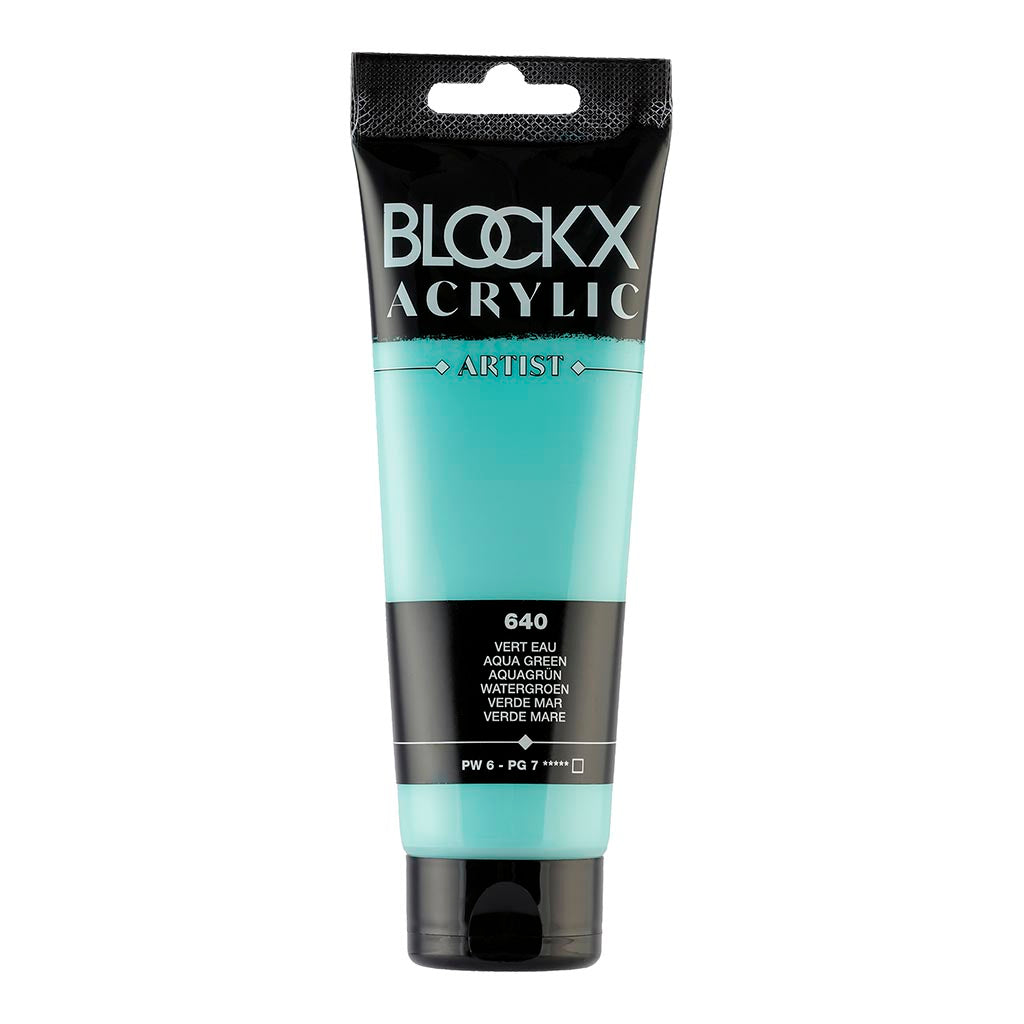 BLOCKX Acrylic Tube Aqua Green 120ml