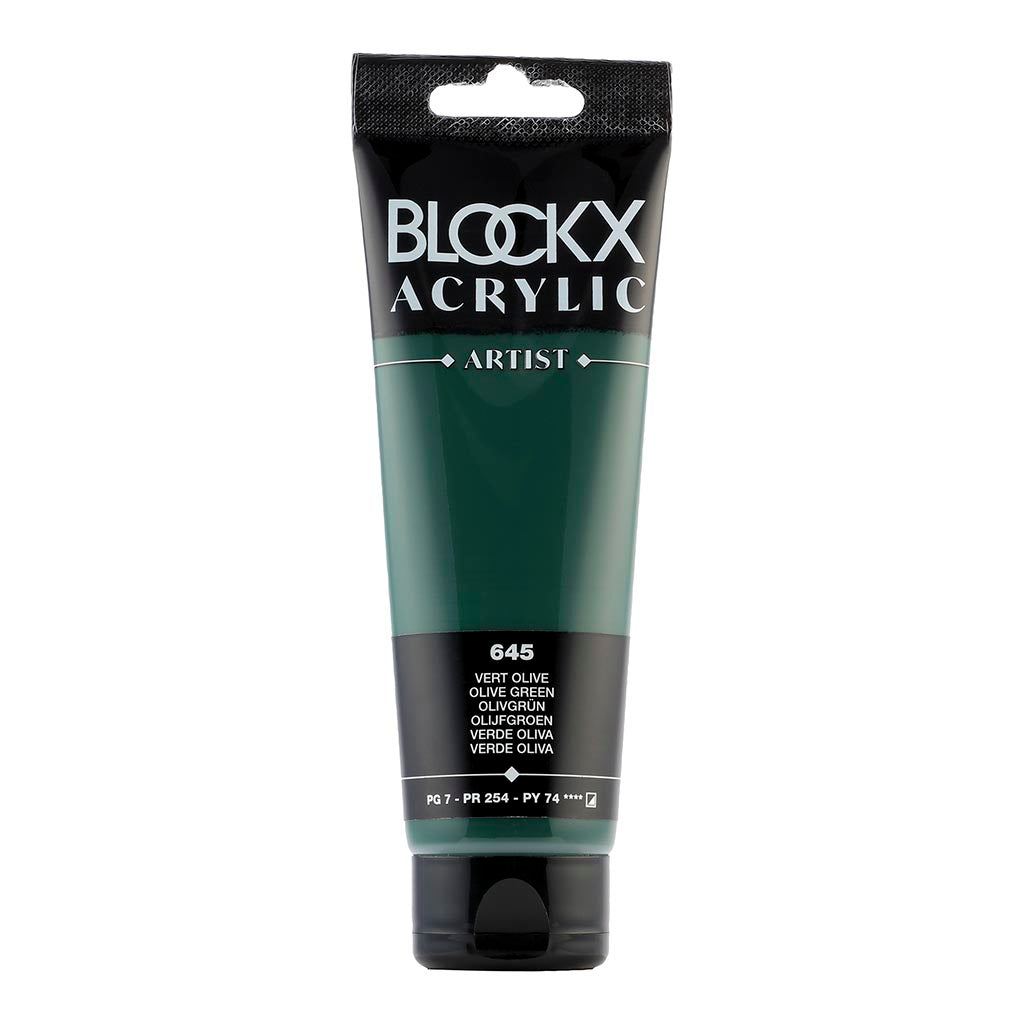 BLOCKX Acrylic Tube Olive Green 120ml