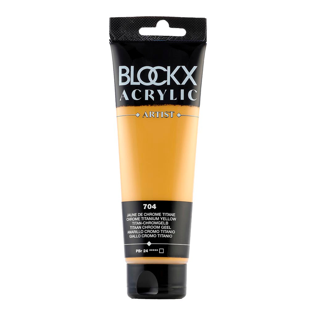 BLOCKX Acrylic Tube Chrome Yellow Titanium 120ml