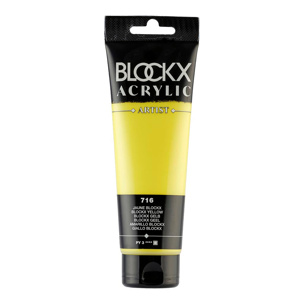 BLOCKX Acrylic Tube Blockx Yellow 120ml