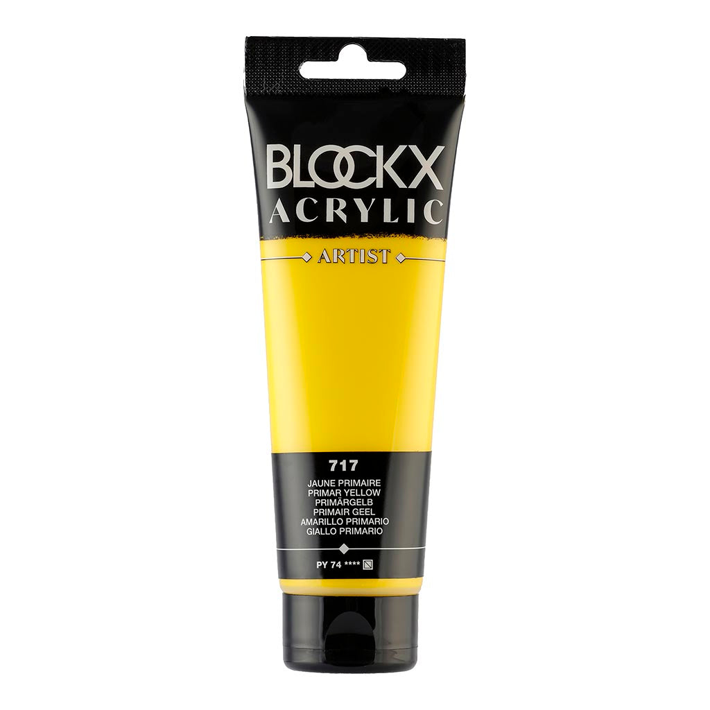 BLOCKX Acrylic Tube Primary Yellow 120ml